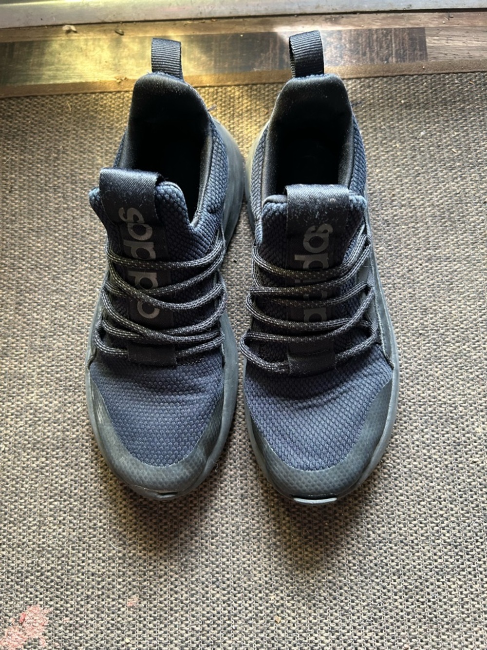 adidas Black Slip-On Athletic Sneakers